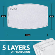 Load image into Gallery viewer, Generise Face Mask Filters - 10, 20, 30, 40 or  50 Pack!