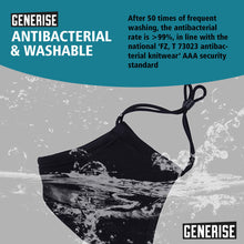 Load image into Gallery viewer, Reusable Face Mask with Filter Pocket & PM 2.5 Filters β Adjustable & Breathable
