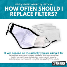 Load image into Gallery viewer, Reusable Face Mask with Filter Pocket & PM 2.5 Filters β Adjustable & Breathable