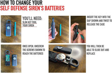 Load image into Gallery viewer, Generise Self Defence Panic Alarm 125DB