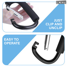 Load image into Gallery viewer, Generise 'Mummy' Buggy Pram Clip - Heavy-Duty 10kg Load Capacity | Free Postage