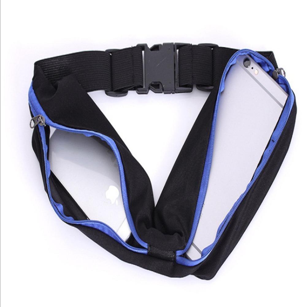 Dual pocket running clearance belt