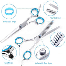 Load image into Gallery viewer, Generise 2pc Grooming Stainless Steel Scissor Set - Cutting and Thinning Scissors
