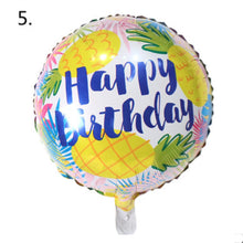 Load image into Gallery viewer, Large 18" Inch Happy Birthday Party Balloons with String and Straw