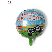 Load image into Gallery viewer, Large 18" Inch Happy Birthday Party Balloons with String and Straw