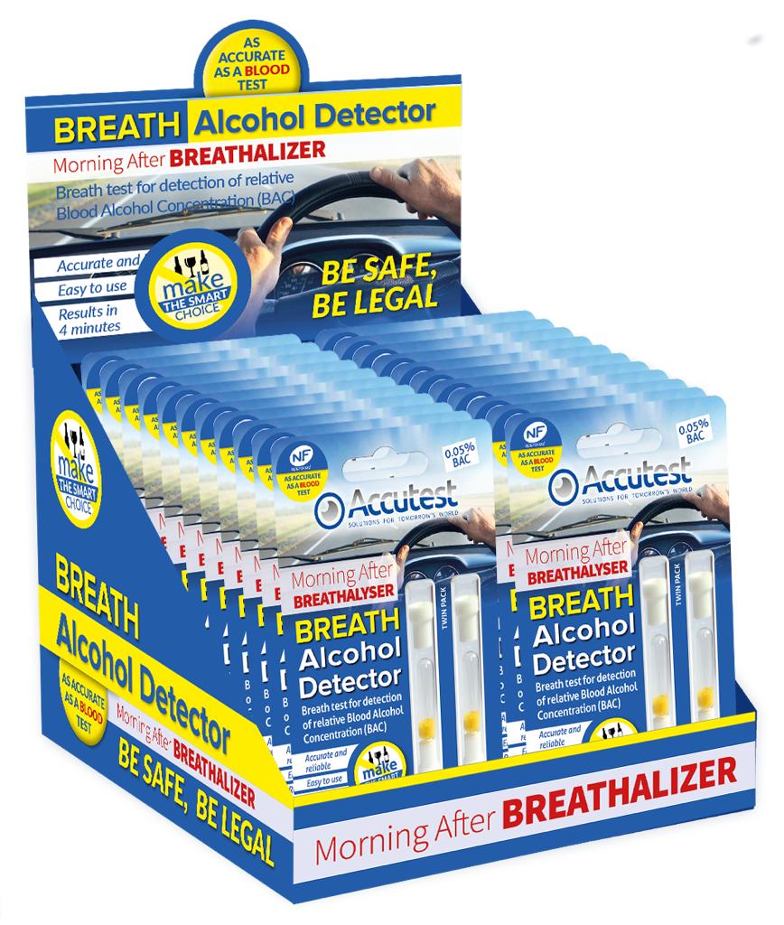 Accutest Alcohol Disposable Breathalyser (Twin pack) – Generise