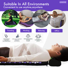 Load image into Gallery viewer, Generise Acupressure Mat With Pillow & Bag - Bed Of Spikes!