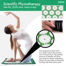 Load image into Gallery viewer, Generise Acupressure Mat With Pillow & Bag - Bed Of Spikes!