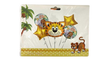 Load image into Gallery viewer, 5-Piece Happy Birthday Cartoon Character Balloons – Large, Vibrant & Fun – Free UK Delivery!