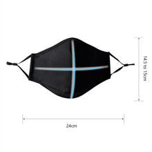 Load image into Gallery viewer, Reusable Face Mask with Filter Pocket & PM 2.5 Filters β Adjustable & Breathable