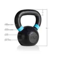 Load image into Gallery viewer, Generise Tru Grit Cast Iron Kettlebells - 10lbs to 30lbs