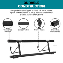 Load image into Gallery viewer, Generise Premium Foldable Pull Up Bar - Carbon Steel