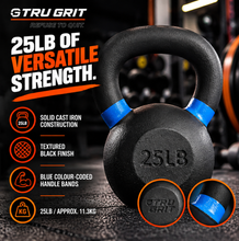 Load image into Gallery viewer, Generise Tru Grit Cast Iron Kettlebells - 10lbs to 30lbs
