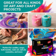 Load image into Gallery viewer, Generise Mica Powder Set – 15 Colours – 10g Sachets with Free Delivery