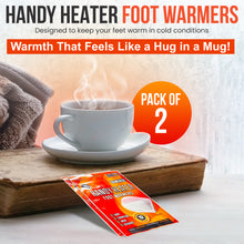 Load image into Gallery viewer, Generise “Handy Heater” Foot Warmers – 2 Pack