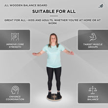 Load image into Gallery viewer, JLL Wooden Gym Balance Board