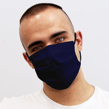Load image into Gallery viewer, 3-Ply Reusable Cotton Face Mask – Washable Protective Mask with Elastic Ear Loops – Free UK Postage