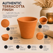 Load image into Gallery viewer, Generise Victorian Clay Pot – 11cm x 10cm