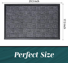 Load image into Gallery viewer, Generise Heavy Duty Indoor Door Mat | Non-Slip Super Absorbent Entrance Floor Mat | 75 x 45cm