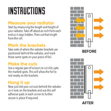 Load image into Gallery viewer, Generise Eco Reflective Radiator Foil – 5m x 60cm, Energy-Saving with 36 Adhesive Stickers – Free UK Delivery!