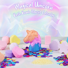 Load image into Gallery viewer, Unicorn Bath Surprise Advent Calendar