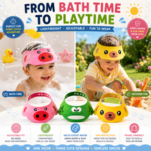 Load image into Gallery viewer, Baby and Toddlers Summer Visor Hats - 3 Cute Designs