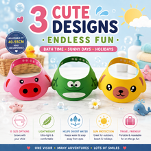 Load image into Gallery viewer, Baby and Toddlers Summer Visor Hats - 3 Cute Designs