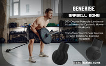 Load image into Gallery viewer, Generise Portable &#39;Barbell Bomb&#39; Landmine Ball Or Ice Cream Design