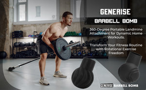 Generise Portable 'Barbell Bomb' Landmine Ball Or Ice Cream Design