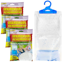 Load image into Gallery viewer, Hanging Wardrobe Dehumidifiers – Citrus, Lavender, and Fresh Linen with Free Delivery