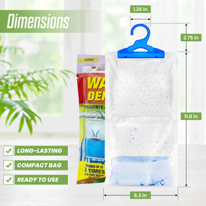 Hanging Wardrobe Dehumidifiers – Citrus, Lavender, and Fresh Linen with Free Delivery