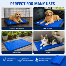 Load image into Gallery viewer, Cool &amp; Chill Pet Cooling Mat - Just Add Cold Water - Reusable Self-Cooling Mat for Dogs, Cats &amp; Pets