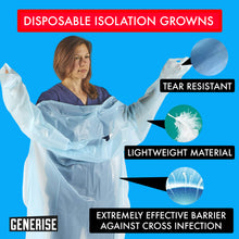 Load image into Gallery viewer, Generise Fluid Resistant Isolation Gowns