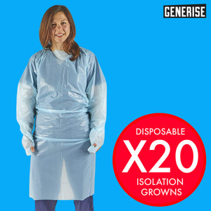 Generise Fluid Resistant Isolation Gowns