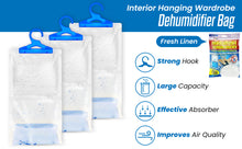 Load image into Gallery viewer, Hanging Wardrobe Dehumidifiers – Citrus, Lavender, and Fresh Linen with Free Delivery