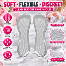 Load image into Gallery viewer, Generise Silicone Shoe Insoles – Clear Cushioning Insoles for Heels &amp; Shoes – Pair
