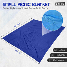 Load image into Gallery viewer, Generise Pocket Size Picnic Blanket and Camping Blanket