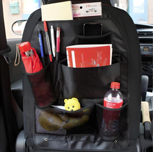 Load image into Gallery viewer, Car Seat Multi Pocket Organiser - Black Nylon, Free UK Delivery