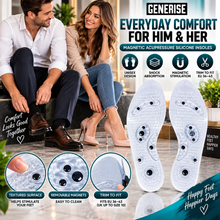 Load image into Gallery viewer, Generise Magnetic Acupressure Silicone Insoles – Free UK Delivery