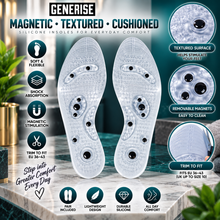 Load image into Gallery viewer, Generise Magnetic Acupressure Silicone Insoles – Free UK Delivery