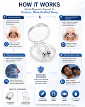 Load image into Gallery viewer, Generise Anti Snore Magnetic Nose Clip