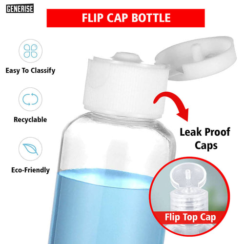 100ml Empty Refillable Bottle with Flip Lid