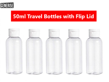 Load image into Gallery viewer, 50ml Empty Refillable Bottle with Flip Lid