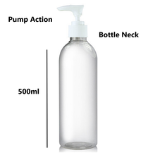 Load image into Gallery viewer, 500ml Empty Refillable Bottle with Pump Action&nbsp;