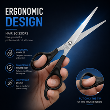 Load image into Gallery viewer, Generise 3pc Grooming Set - Cutting Scissors, Thinning Scissors and Comb