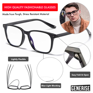 Generise Blue Light Blocking Glasses | Reduce Eye Strain & Improve Sleep