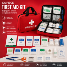 Load image into Gallery viewer, 106 Piece First Aid Kit with Carry Bag