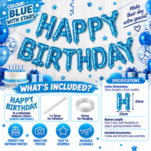 Load image into Gallery viewer, Large Inflatable Happy Birthday Balloon Banner – 11 Colours – Free UK Postage