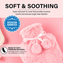 Load image into Gallery viewer, Generise Hot Water Bottles - 2 Litre with Plush Cover