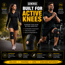 Load image into Gallery viewer, Generise Premium Adjustable Knee Brace – Medical Performance Support